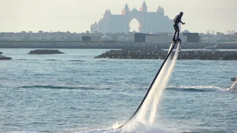 Water jet pack using Stock-Footage 86941497