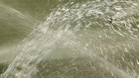 Water jets outdoor close-up Stock Footage 306471445