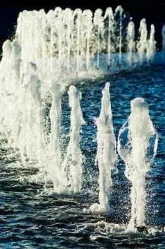 Water jets Stock Photos