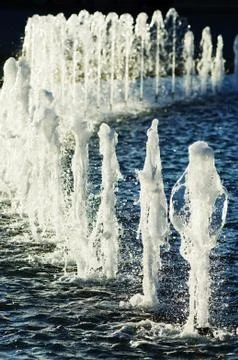 Water jets Stock Photos