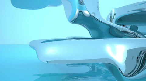 Water Kaleidoscope blue Stock Footage 33871152