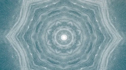 Water kaleidoscope pattern Stock Footage 77967353