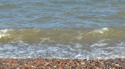 The water in Lake Baikal Stock Footage 24280473