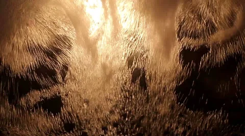 Water lamp HD Stock Footage 32288933