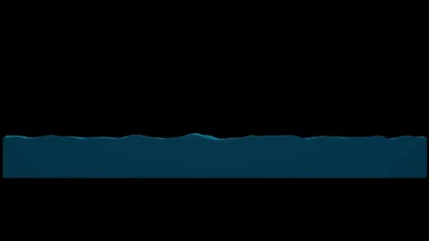 Water layers Cartoon3 Stock Footage 340519519