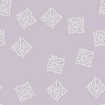 Water leaf line seamless pattern 스톡 일러스트