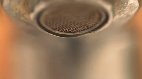 Water leak, close-up Stock Footage 8651521