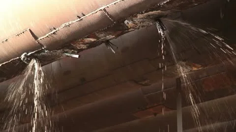 Water leak 库存影片 12506661