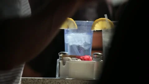 Water with Lemon Stock Footage 11360021