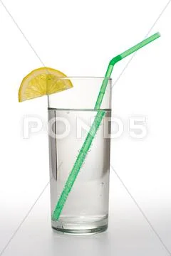 Water with lemon Stock Photos