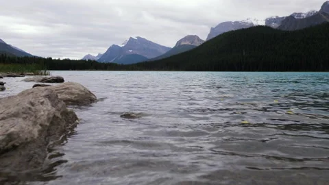 Water Level low angle Stock Footage 222973738