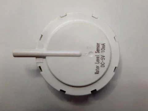Water Level Sensor for Top Loading Washing Machine on White Background Stock Photos