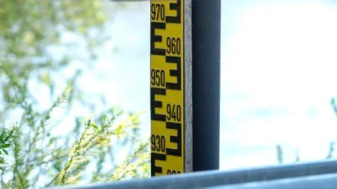 Water level table Stock Photos