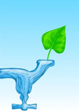 Water for life Illustrazione stock