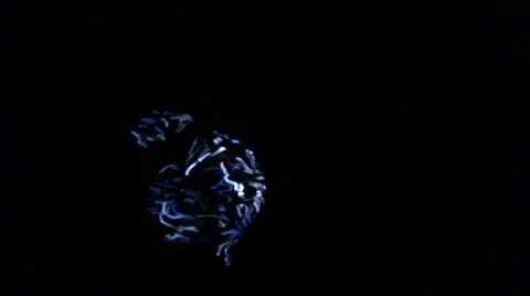 Water &amp; light fireworks 3 Stock Footage 38837668