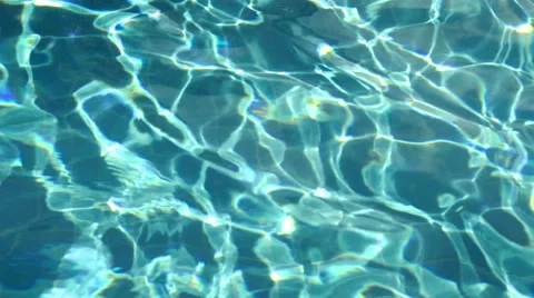Water light reflection on pool floor background abstract texture Stock Footage