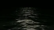 Water Light Shapes In The Dark With Water Reflections And Ripples Stock Footage
