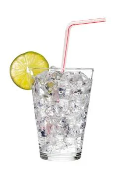 Water with lime Stock Photos