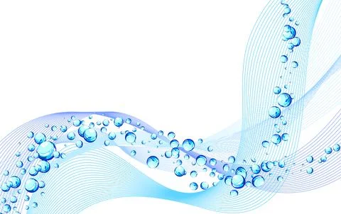 Water Lines Concept Design Stock Illustration