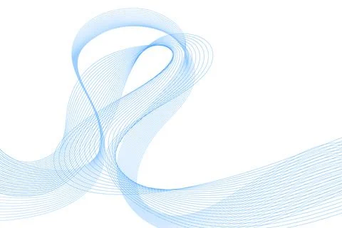Water Lines Concept Design Stock Illustration