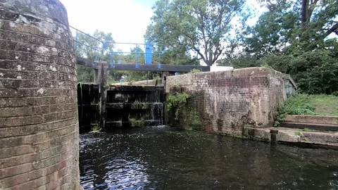 Water lock Video stock 138327392