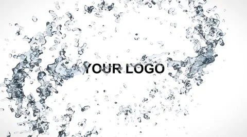 Water Logo Opener Stock After Effects