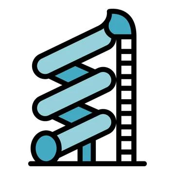 Water loop icon vector flat Stock Illustration