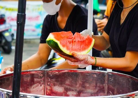 Water melon drink Stock Photos