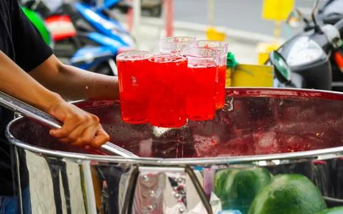 Water melon drink Stock Photos