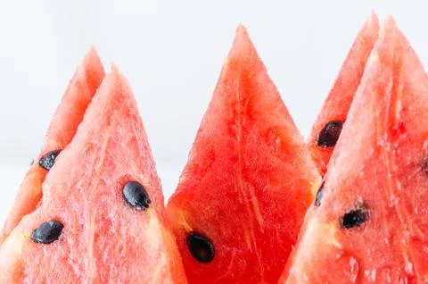 Water melon slice Stock Photos