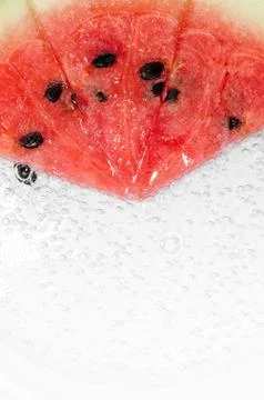 Water melon slice Stock Photos