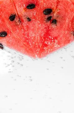 Water melon slice Stock Photos