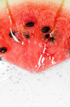 Water melon slice Stock Photos