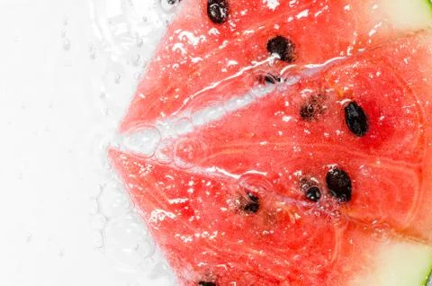 Water melon slice Stock Photos