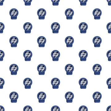 Water meter counter seamless repeating pattern background Illustrazione stock
