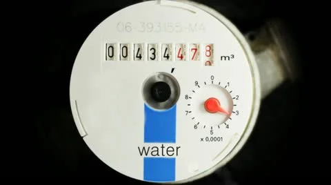 Water meter Stock Footage 12687939