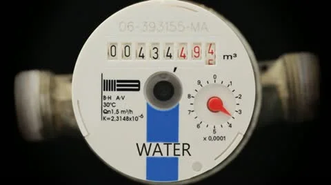 Water meter Stock Footage 12688442