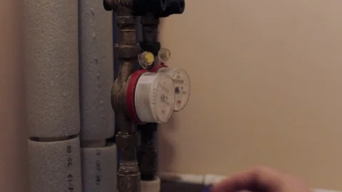 Water meter Stock Footage 102958241