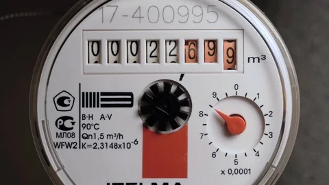 Water meter Stock Footage 106225785