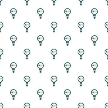 Water meter gauges repeating seamless pattern background Illustrazione stock
