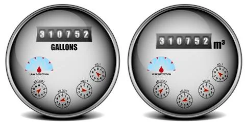 Water meter Stock Illustration