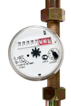 Water meter Foto stock