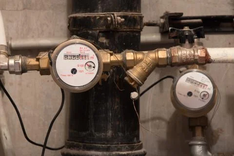 Water meter Stock Photos