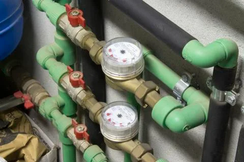 Water meter Stock Photos