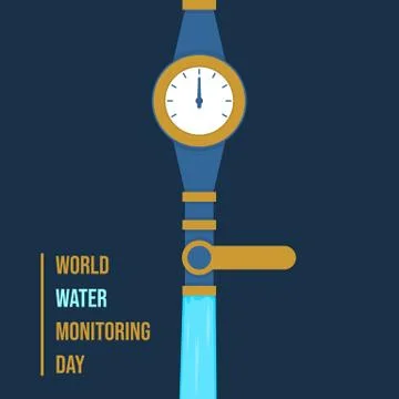 Water meter vector illustration Stock Illustration