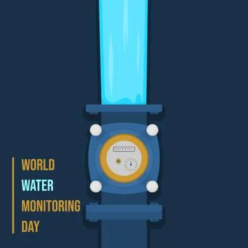 Water meter vector illustration Stock Illustration