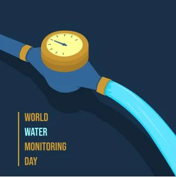 Water meter vector illustration Stock Illustration