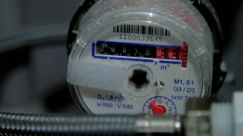Water meter in work 4K Vidéo 155150658