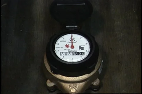 Water meters Video stock 7810740