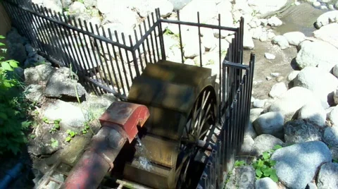 Water mill 스톡 동영상 445978